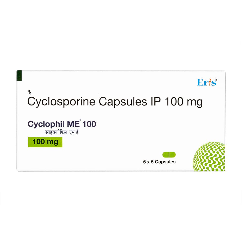 [ネオーラルジェネリック]シクロフィルミー(CyclophilMe)100mg 【1箱30カプセル】