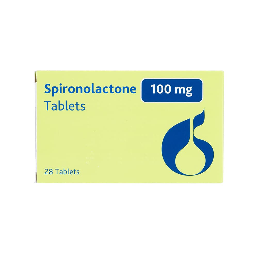 [アルダクトンジェネリック]スピロノラクトン100mg 【1箱28錠】
