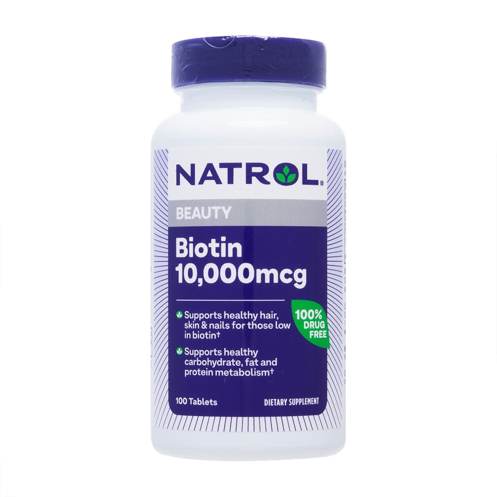 [Natrol]ビオチン10000mcg 【1本100錠】