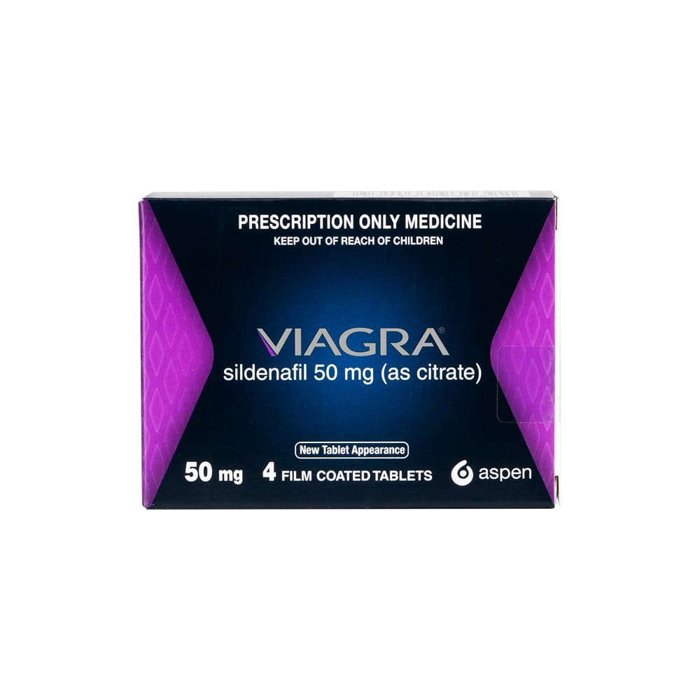 バイアグラ50mg(オーストラリア版) 【1箱4錠】