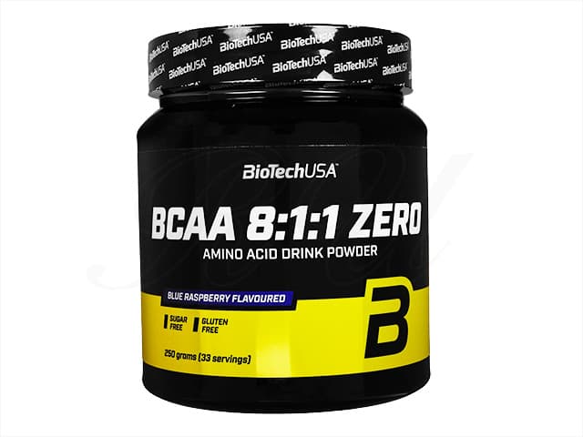 [BioTechUSA]BCAA8:1:1ゼロ(ブルーラズベリー味) 【1本33回分】