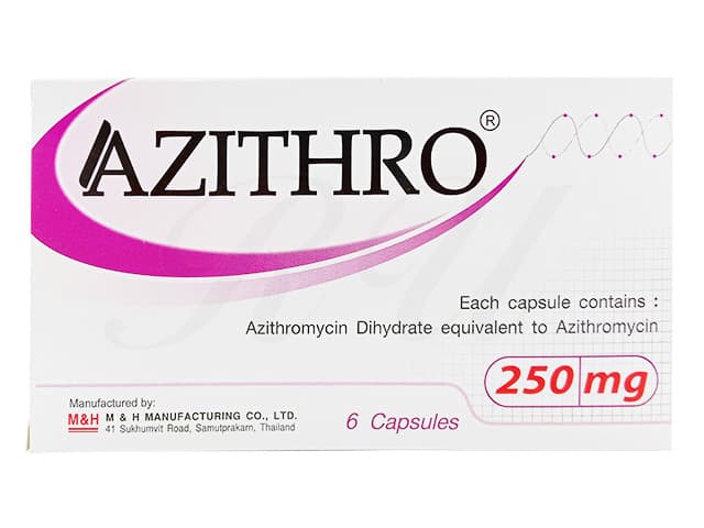 [ジスロマックジェネリック]アジスロ250mg 【1箱6カプセル】