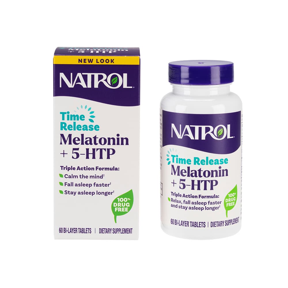 [NATROL]メラトニン＋5HTP アドバンストスリープ 【1本60錠】