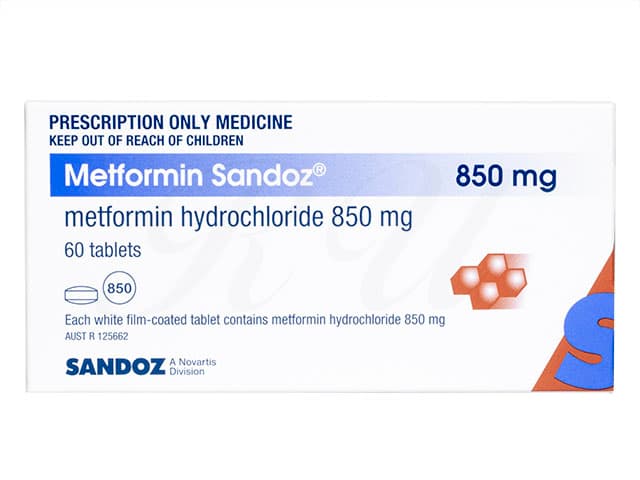 [メトグルコジェネリック]メトホルミン850mg 【1箱60錠】