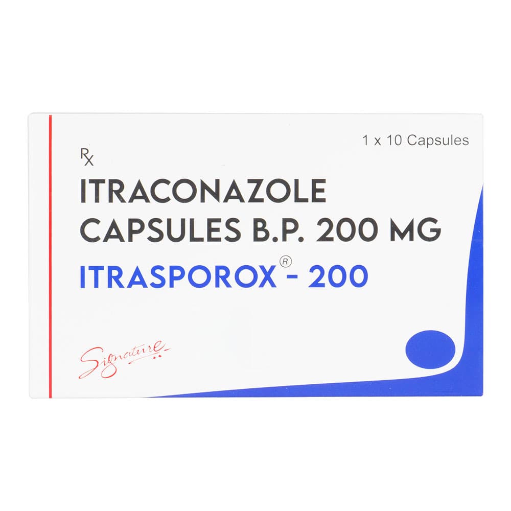 [イトリゾールジェネリック]イトラスポロックス200mg 【1箱10カプセル】