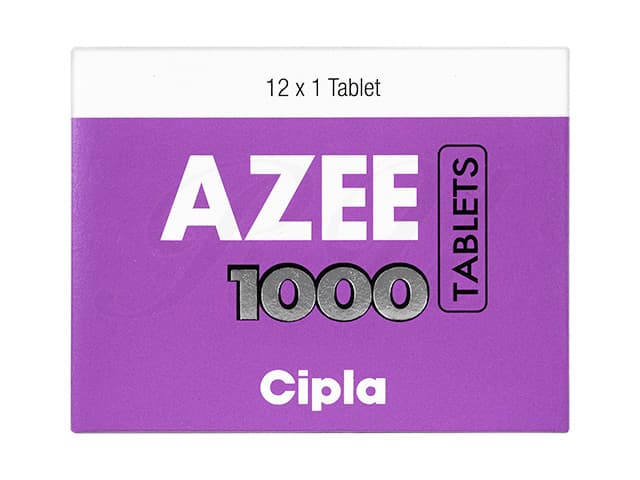 [ジスロマックジェネリック]アジー1000mg 【1箱12錠】