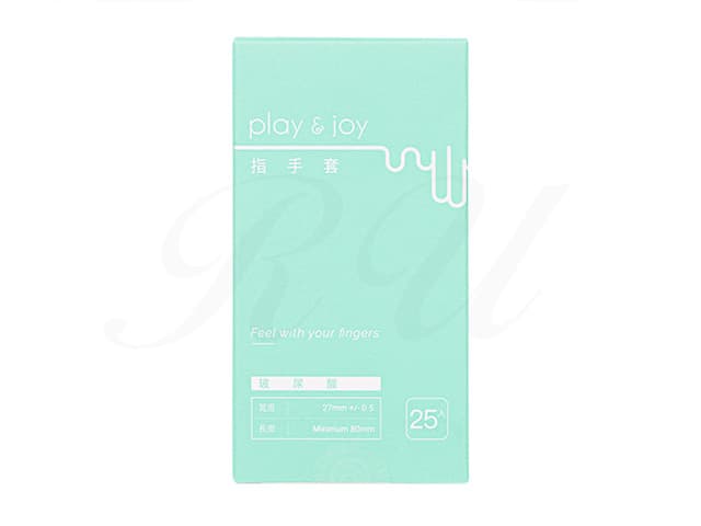 [play & joy]フィンガーコンドーム(ヒアルロン酸) 【1箱25個】
