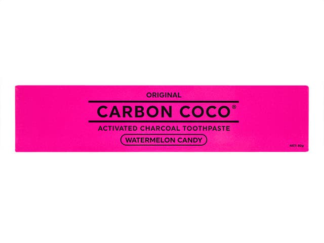 [CARBON COCO]アクティベイティッドチャコールトゥースペースト(ウォーターメロンキャンディ) 【1箱80g】