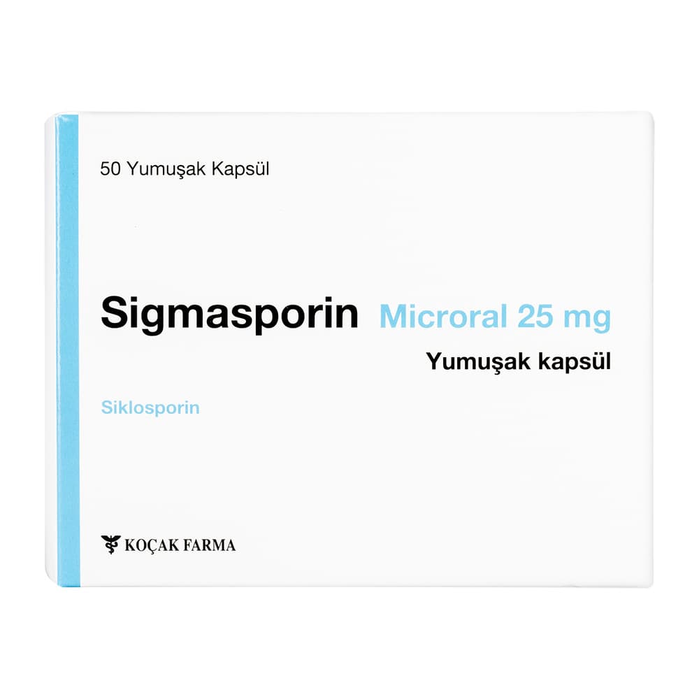 [ネオーラルジェネリック]シグマスポリンミクロラール25mg 【1箱50カプセル】