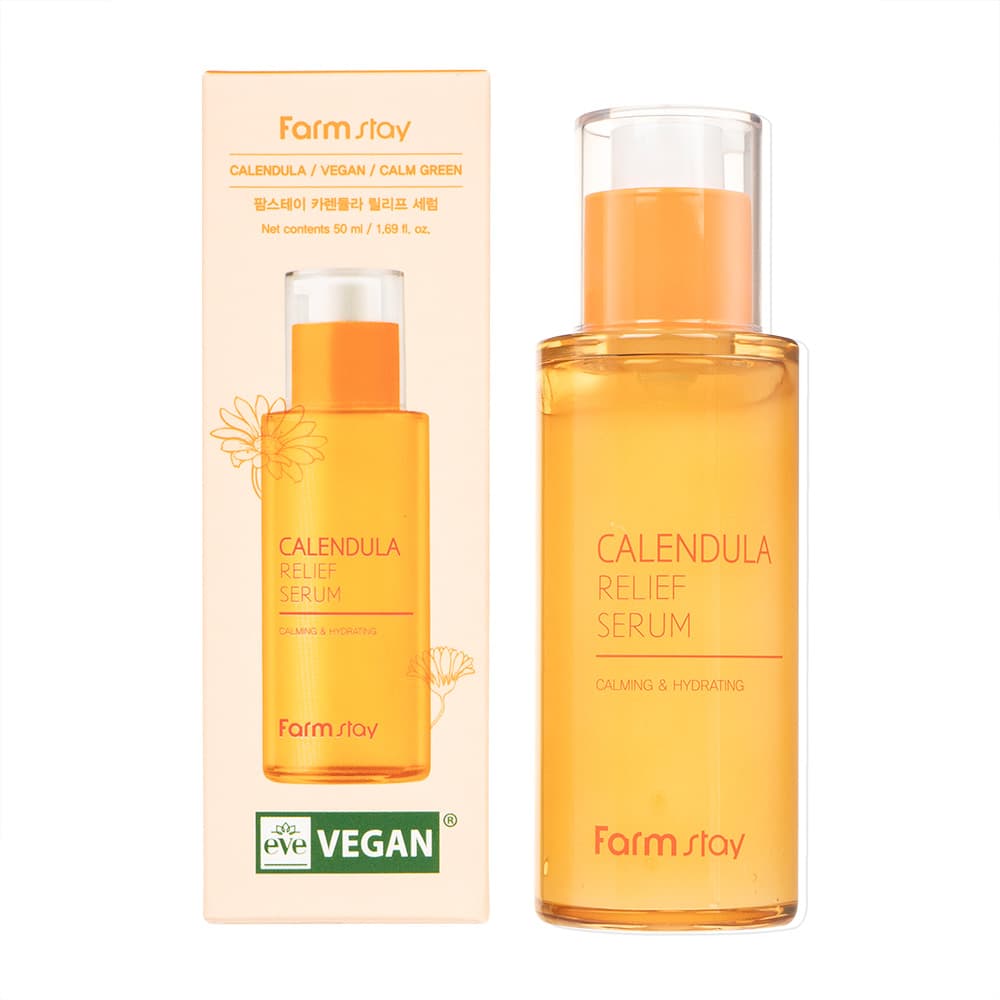 [Farmstay]カレンデュラ リリーフセラム 【1本50ml】