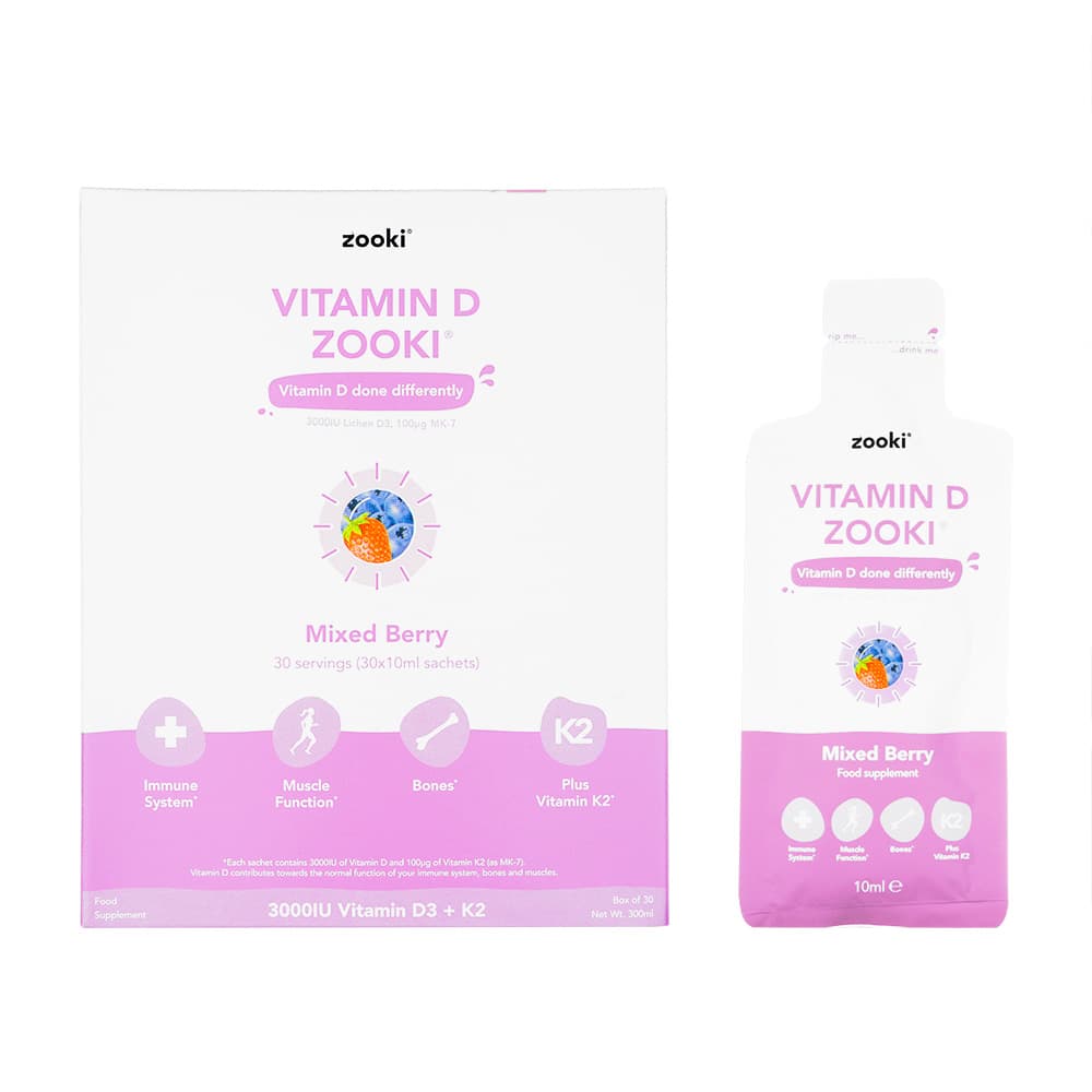 [zooki]ビタミンDズーキ ミックスドベリー味 【1箱10ml x 30袋】