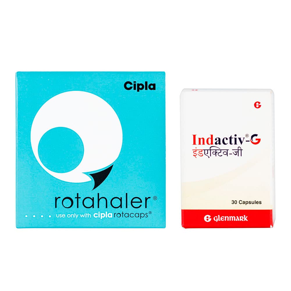 [エナジア高用量ジェネリック]インダクティブG吸入用カプセル 【1セット30カプセル+ロタヘラー1本】
