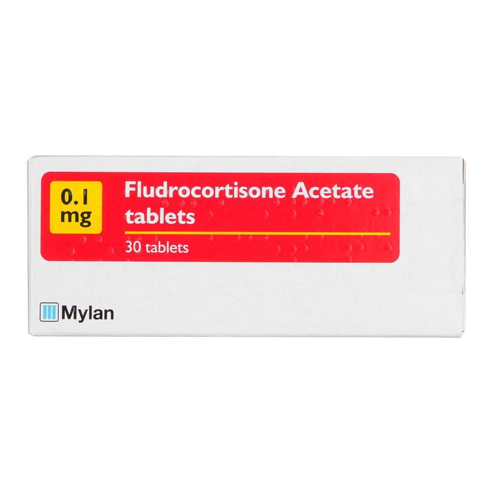 [フロリネフジェネリック]フルドロコルチゾン酢酸エステル錠0.1mg 【1箱30錠】