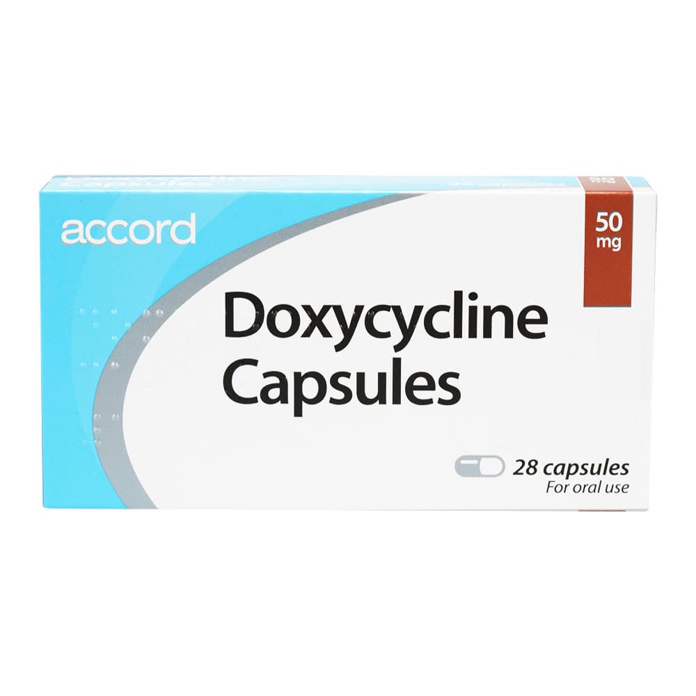 [ビブラマイシンジェネリック]ドキシサイクリンカプセル50mg 【1箱28カプセル】