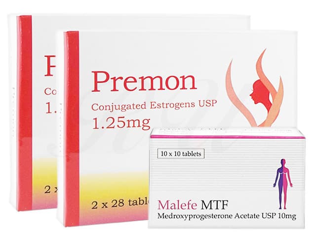 プレモン1.25mg2箱+マレフェMTF10mg1箱